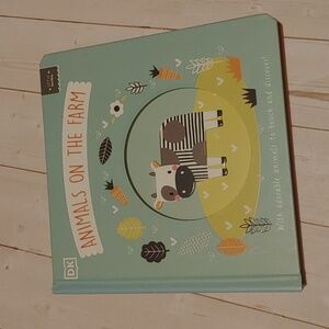 Animals On The Farm Baby Touch And Feel Board Book Little Chunkies DK